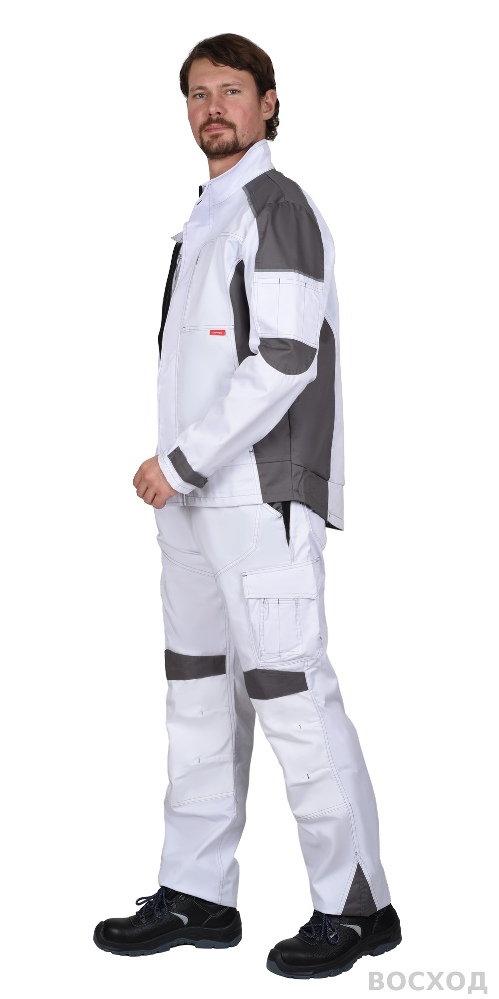 Костюм СИРИУС-ЦИТРИН куртка, п/к со средне-серым