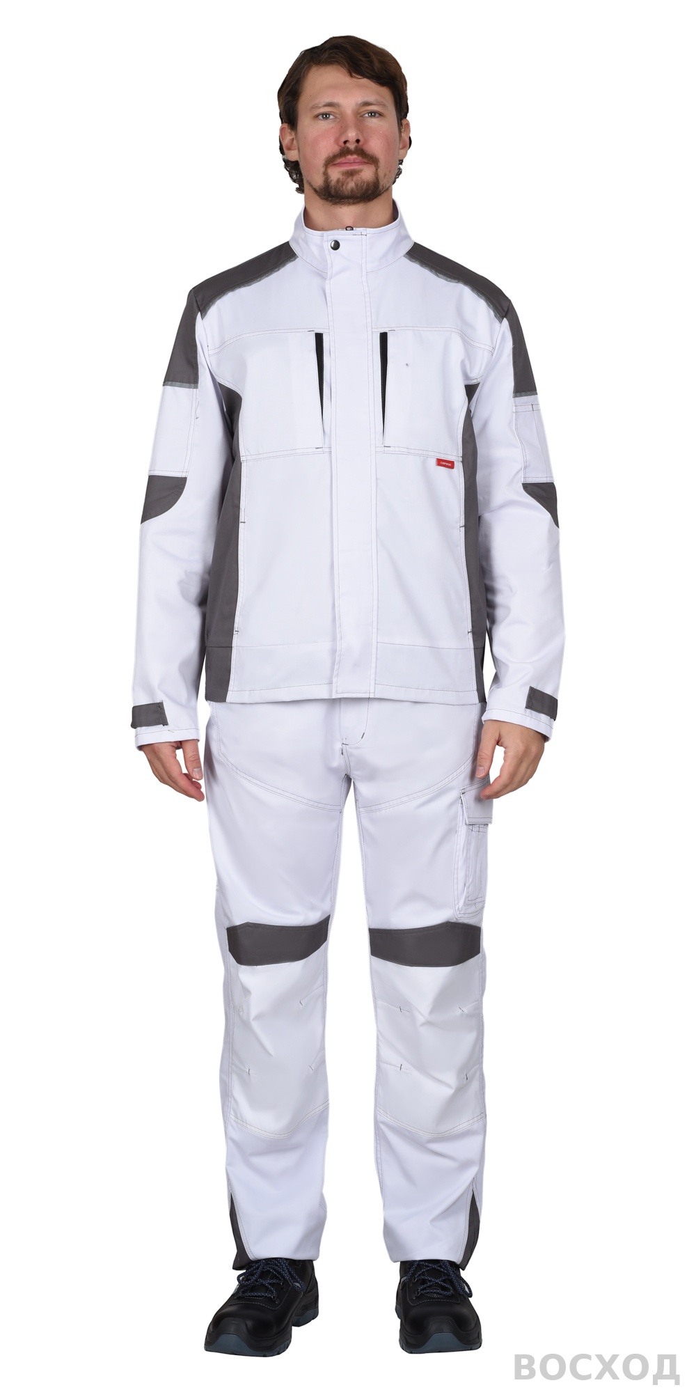 Костюм СИРИУС-ЦИТРИН куртка, п/к со средне-серым