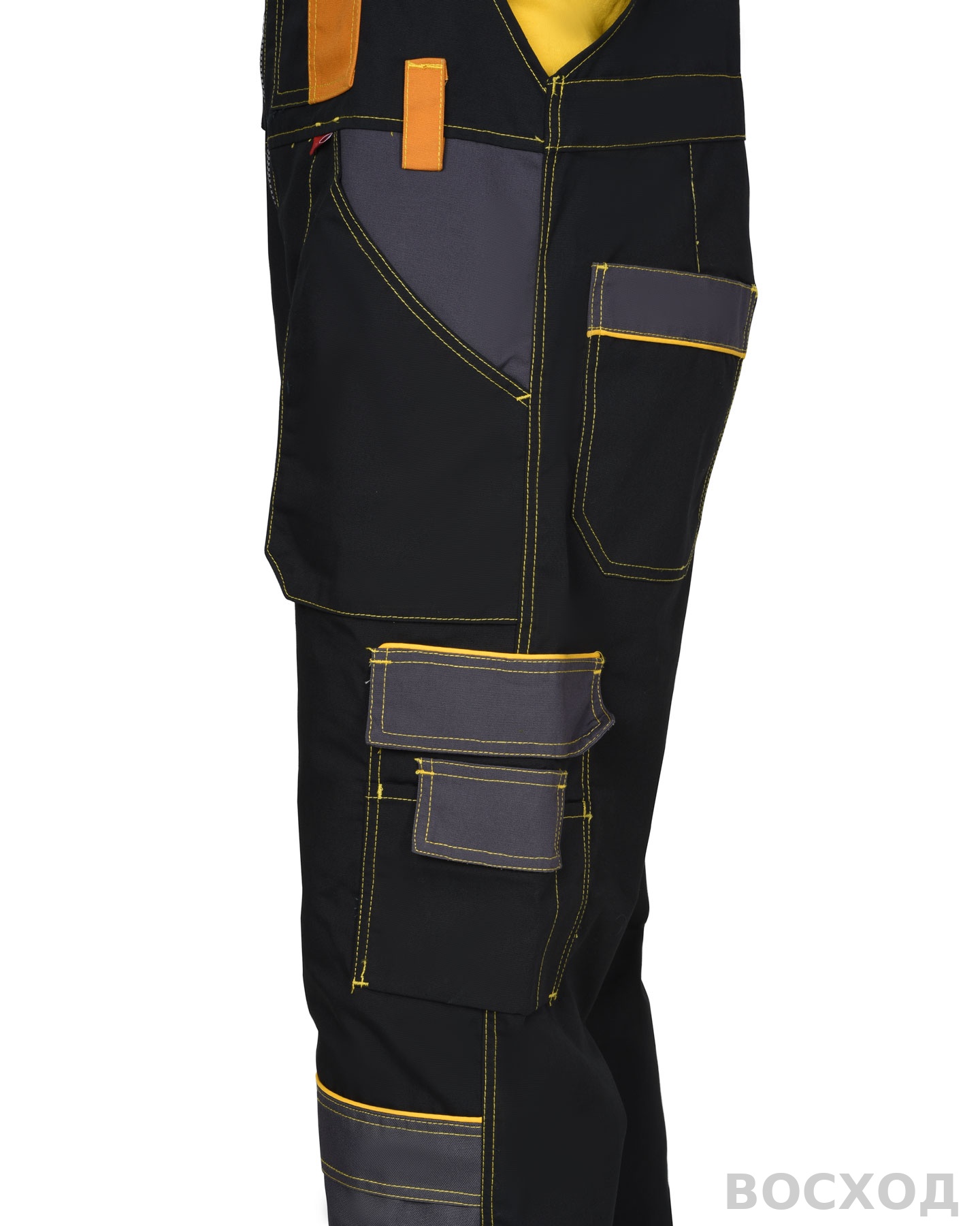 Полукомбинезон СИРИУС-АГАТ черный с темно-серым