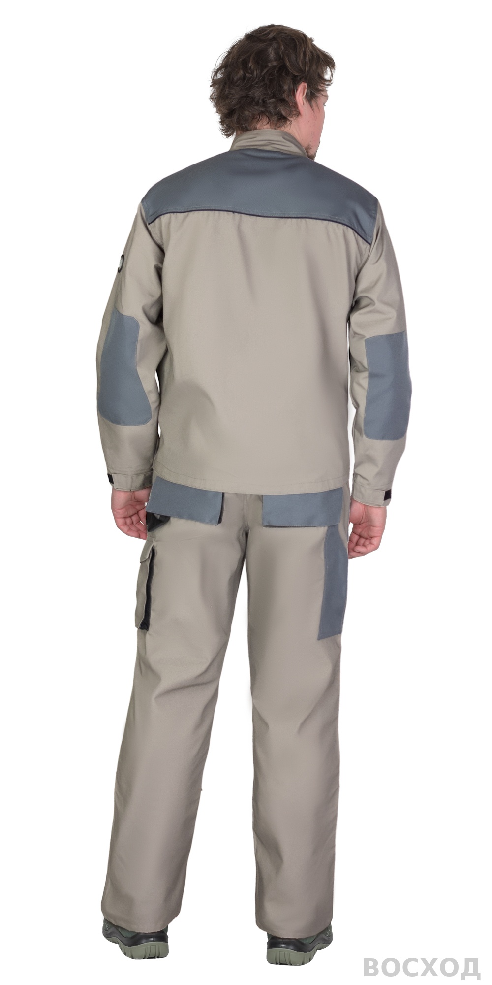 Костюм СИРИУС-СПБ куртка, брюки, с серо-зеленым