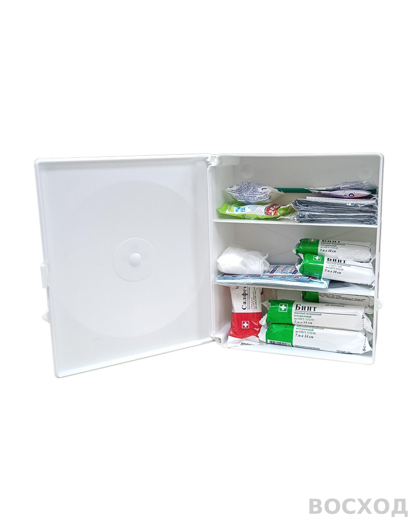 Аптечка ФЭСТ первой помощи работникам Приказ 262н (футляр-пластиковый шкаф), арт.3768 (х4)
