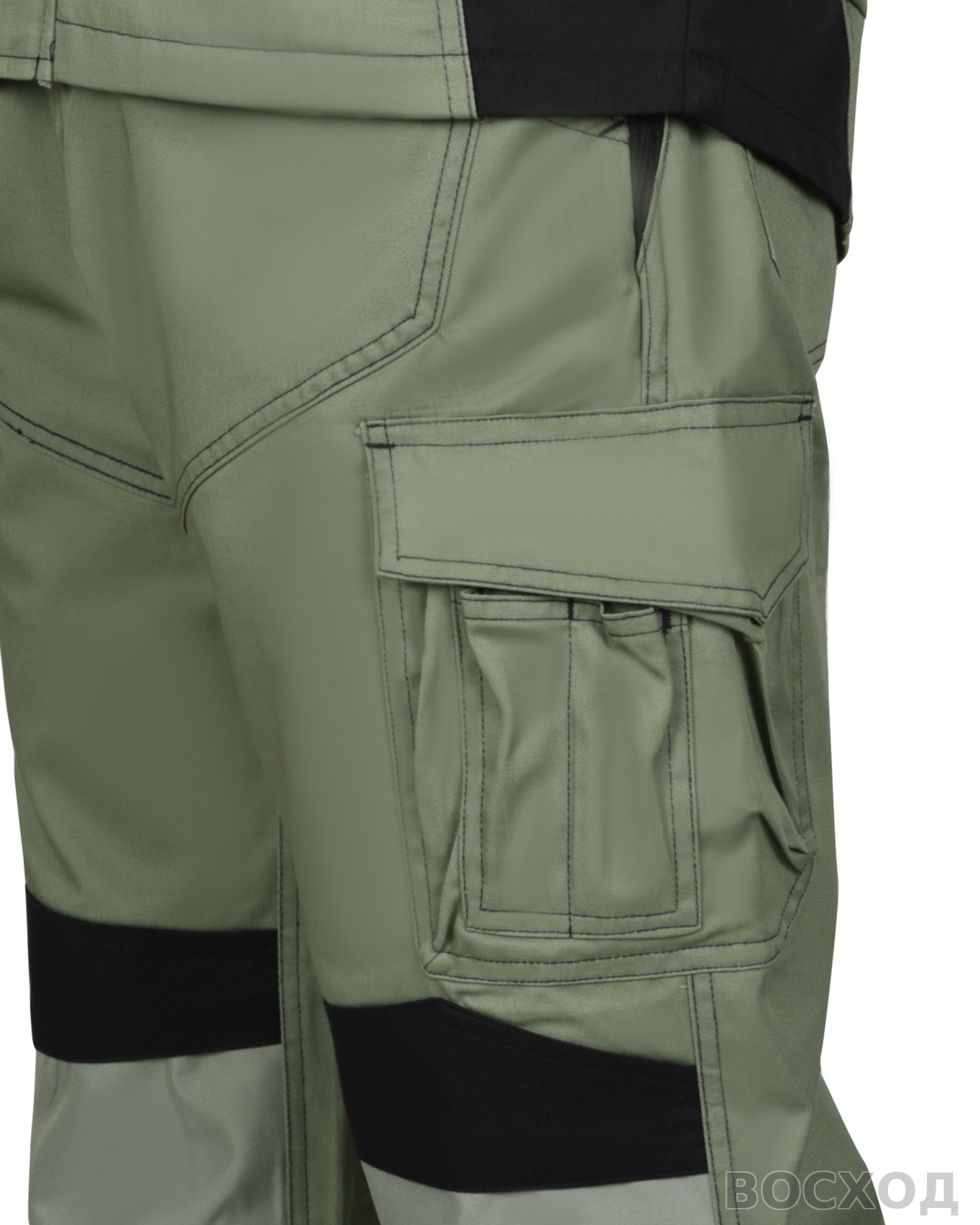 Костюм СИРИУС-ЦИТРИН куртка, брюки, светло- с черным