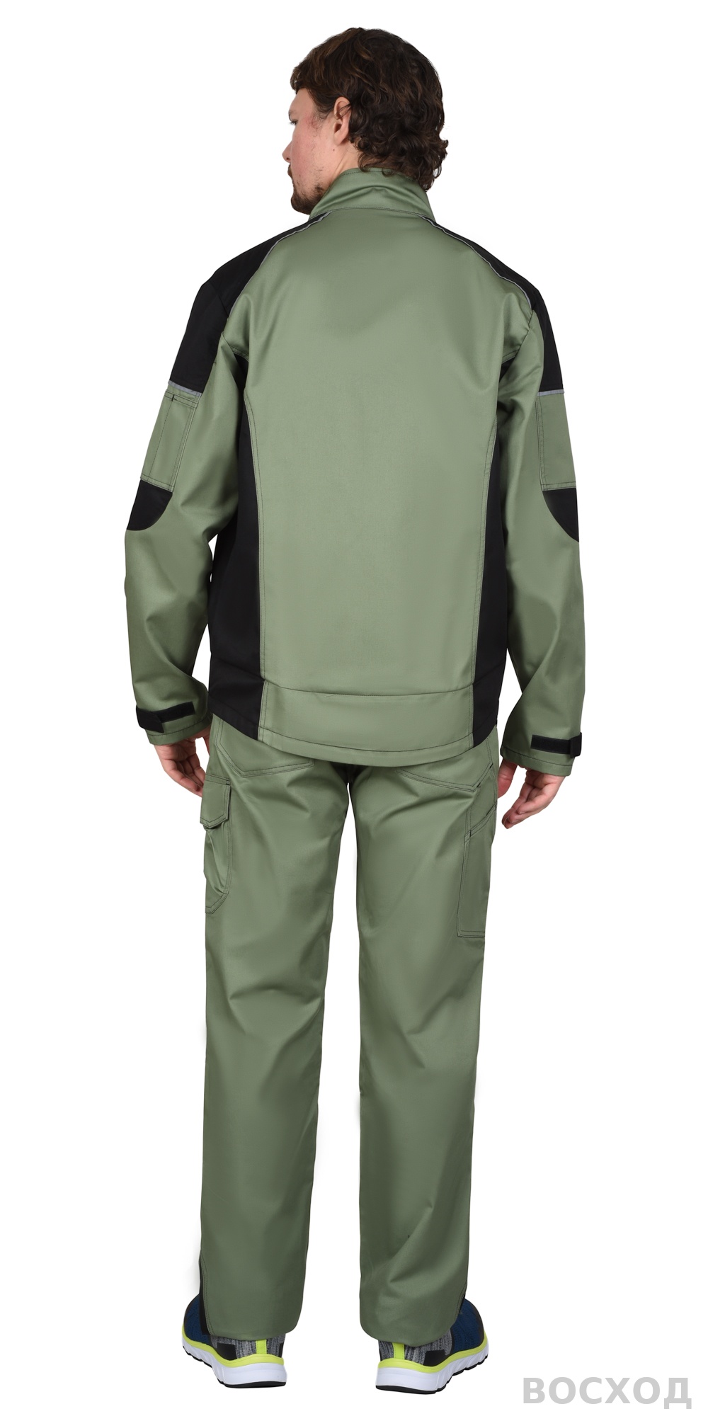 Костюм СИРИУС-ЦИТРИН куртка, полукомбинезон, светло- с черным