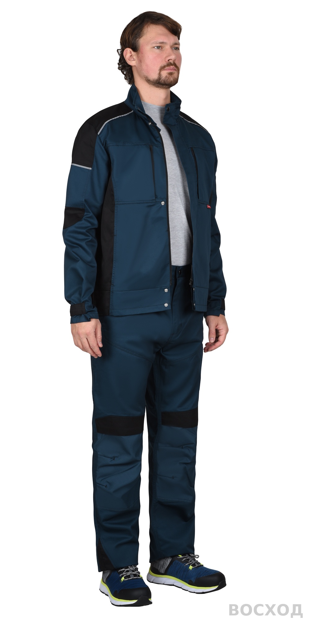 Костюм СИРИУС-ЦИТРИН куртка, брюки, с черным