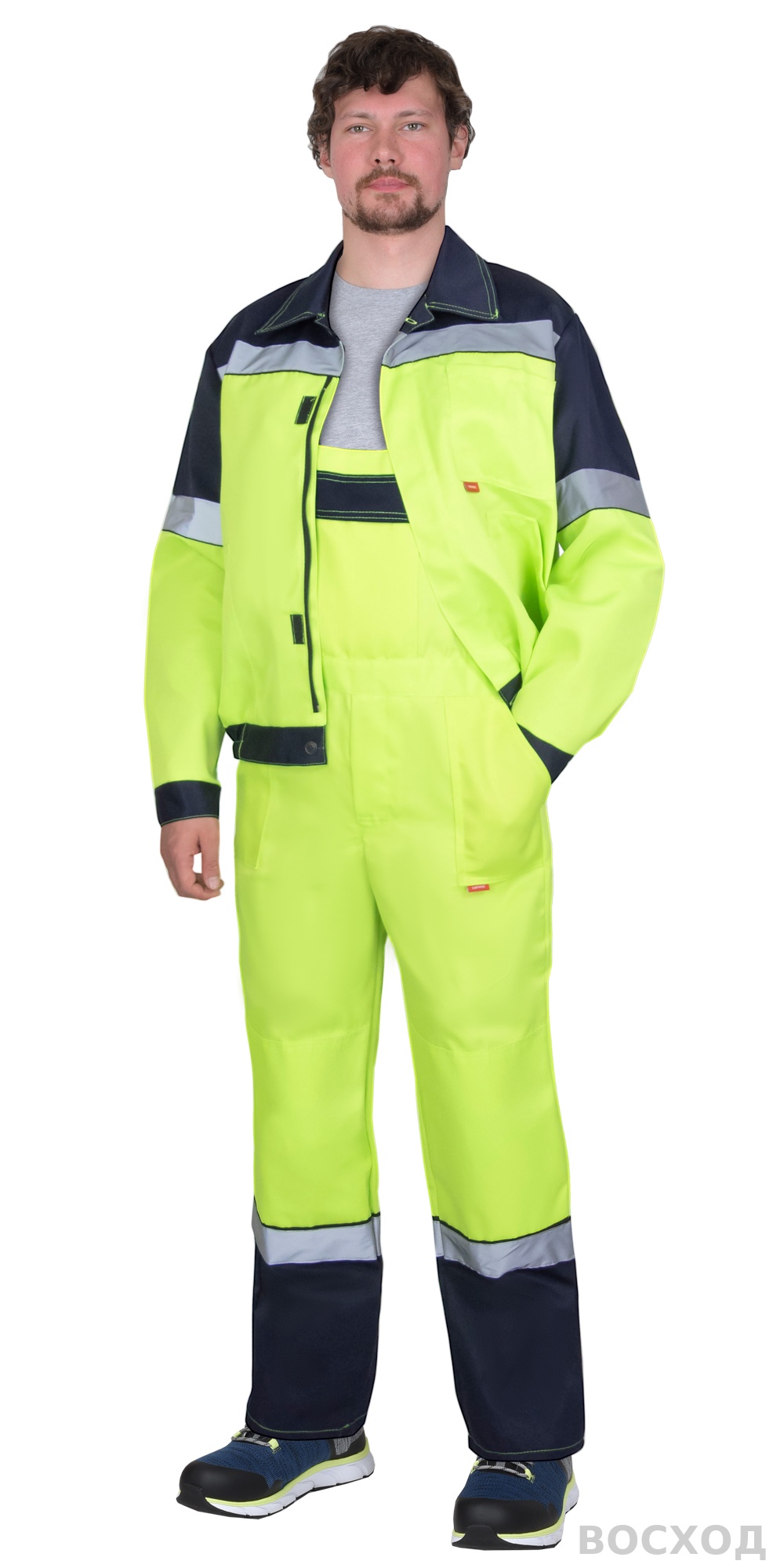 Костюм СИРИУС-ЛЕГИОНЕР куртка, п/к, с темно-синим и СОП