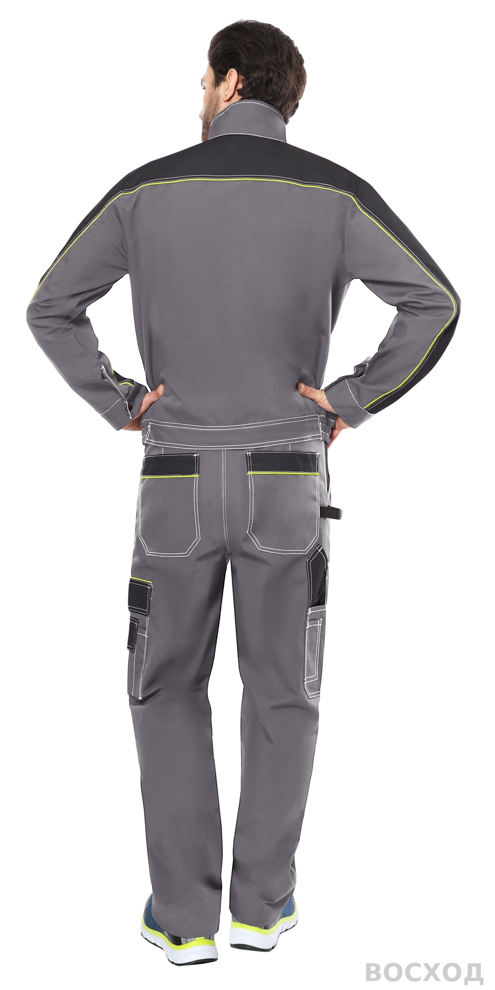 Костюм СИРИУС-АГАТ куртка, брюки, с черным