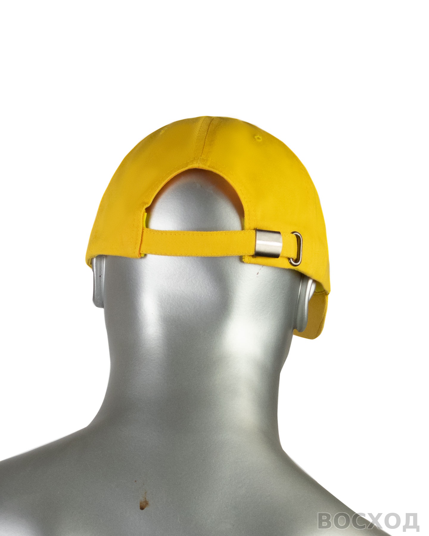 Кепка-бейсболка желтая пл.190 гр/м2 (пакет по 25 шт.,в упаковке 200 шт.)