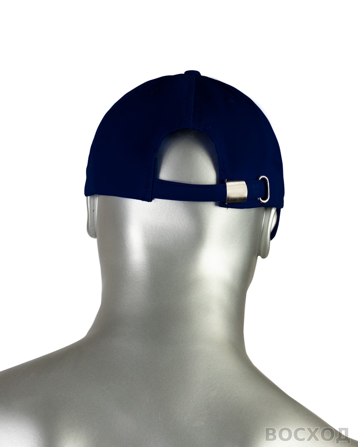 Кепка-бейсболка темно-синяя пл.190 гр/м2 (пакет по 25 шт.,в упаковке 200 шт.)