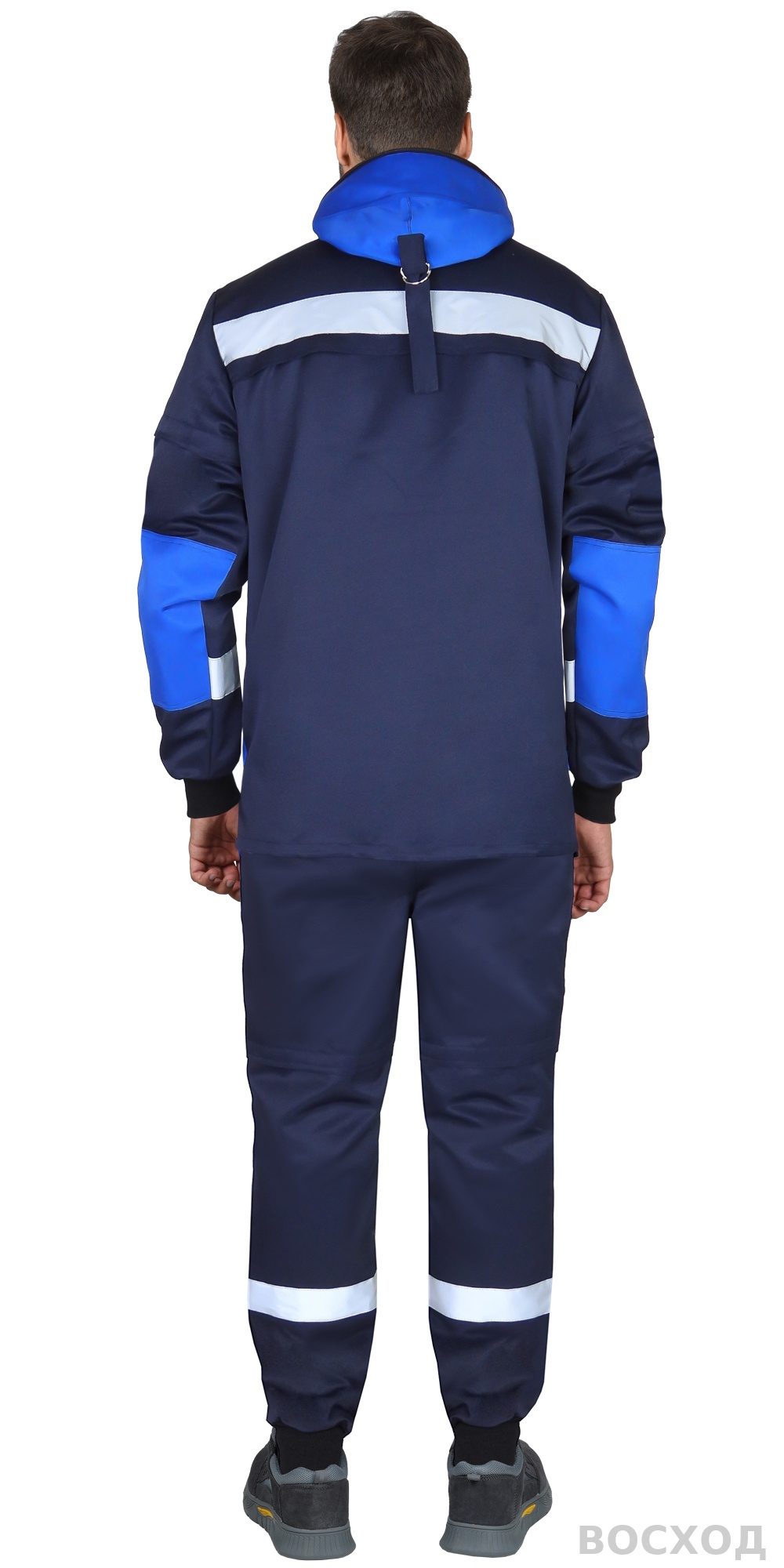 Костюм противоэнцефалитный СИРИУС-АНТИГНУС СТ куртка, брюки, темно- с васильковым и СОП