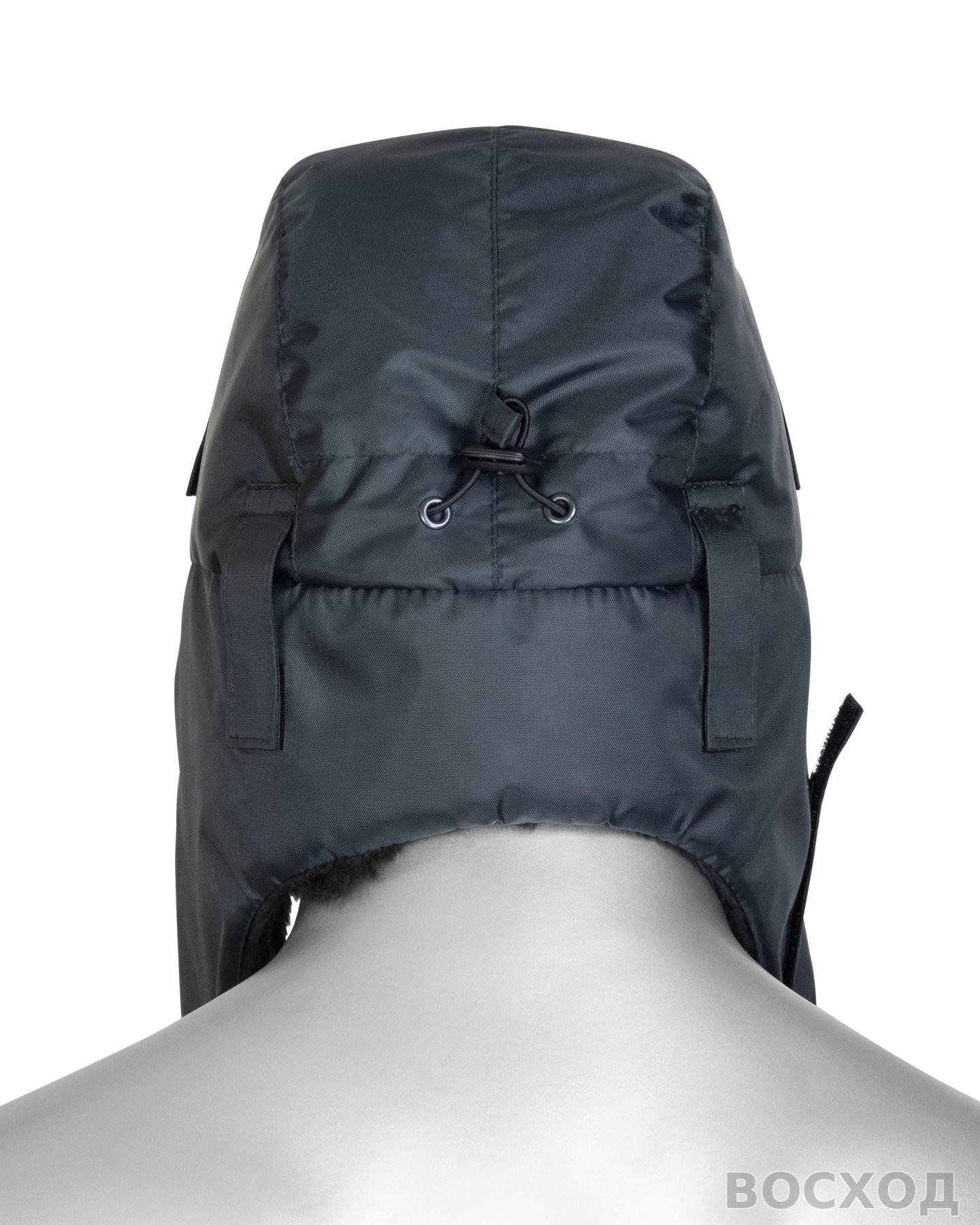 Шапка-ушанка СИРИУС-ЕВРО тёмно-серая