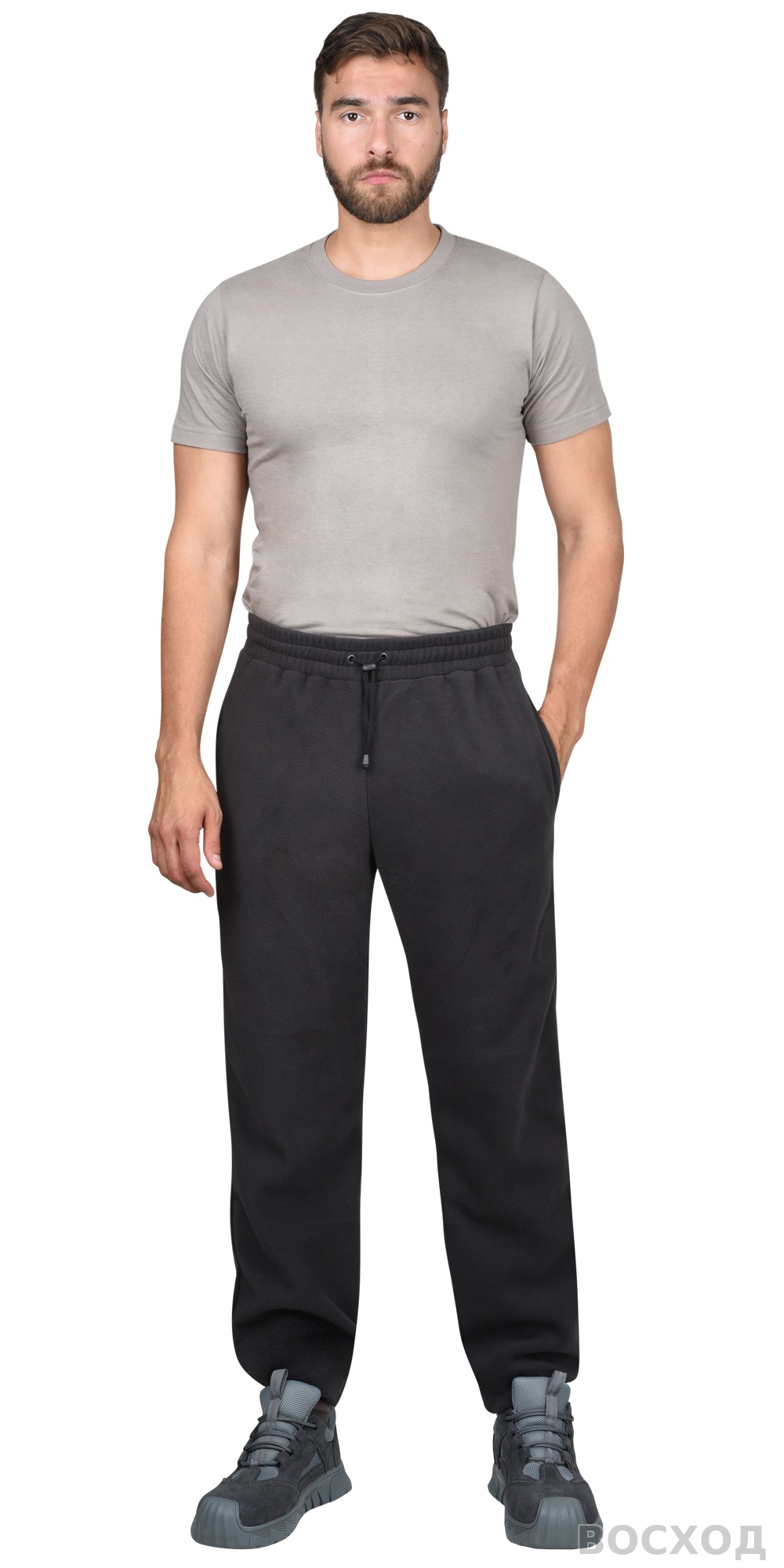 Брюки флисовые СИРИУС-КОМФОРТ серые