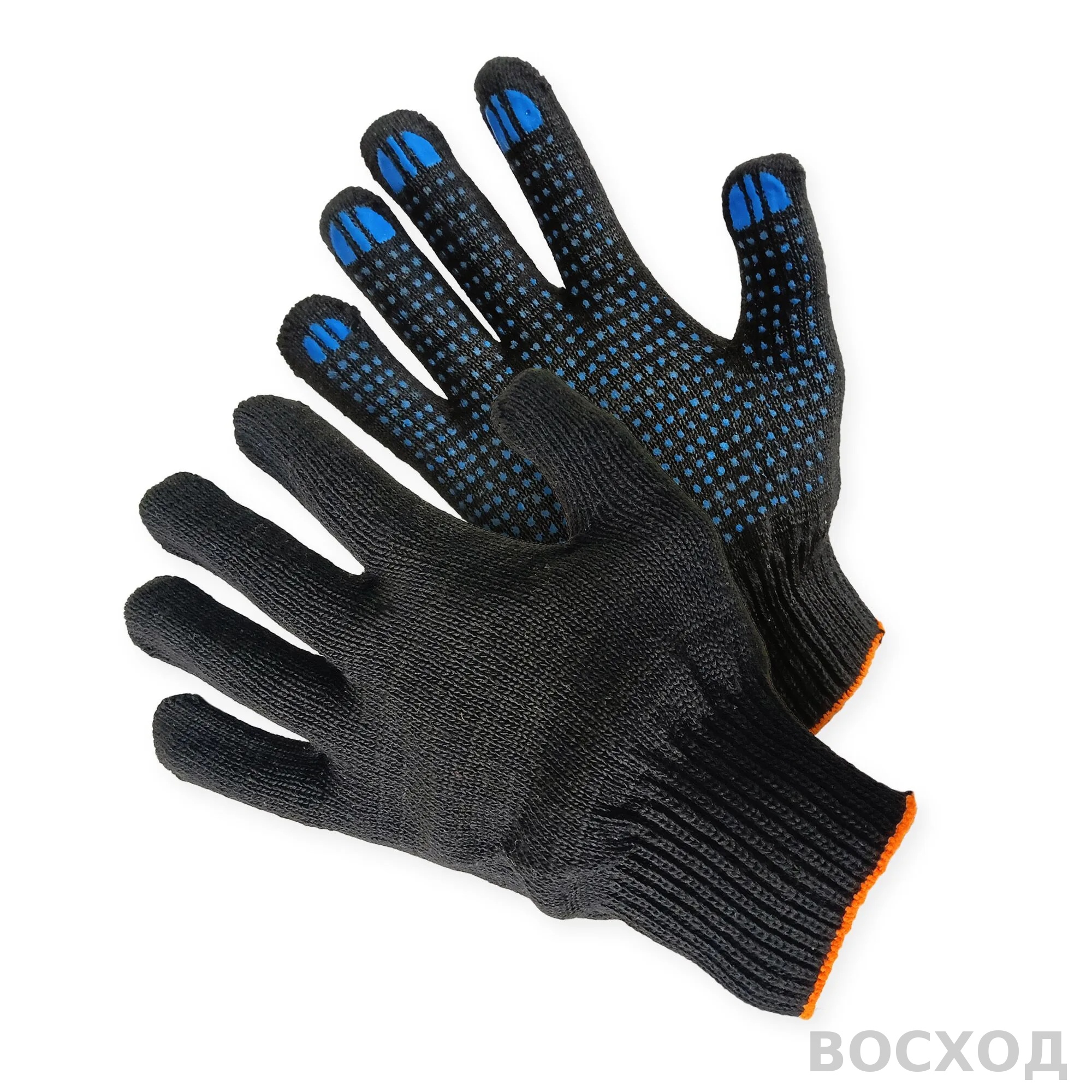 Перчатки х/б с ПВХ 10кл. 6-н. Точка   (А) - изображение 2