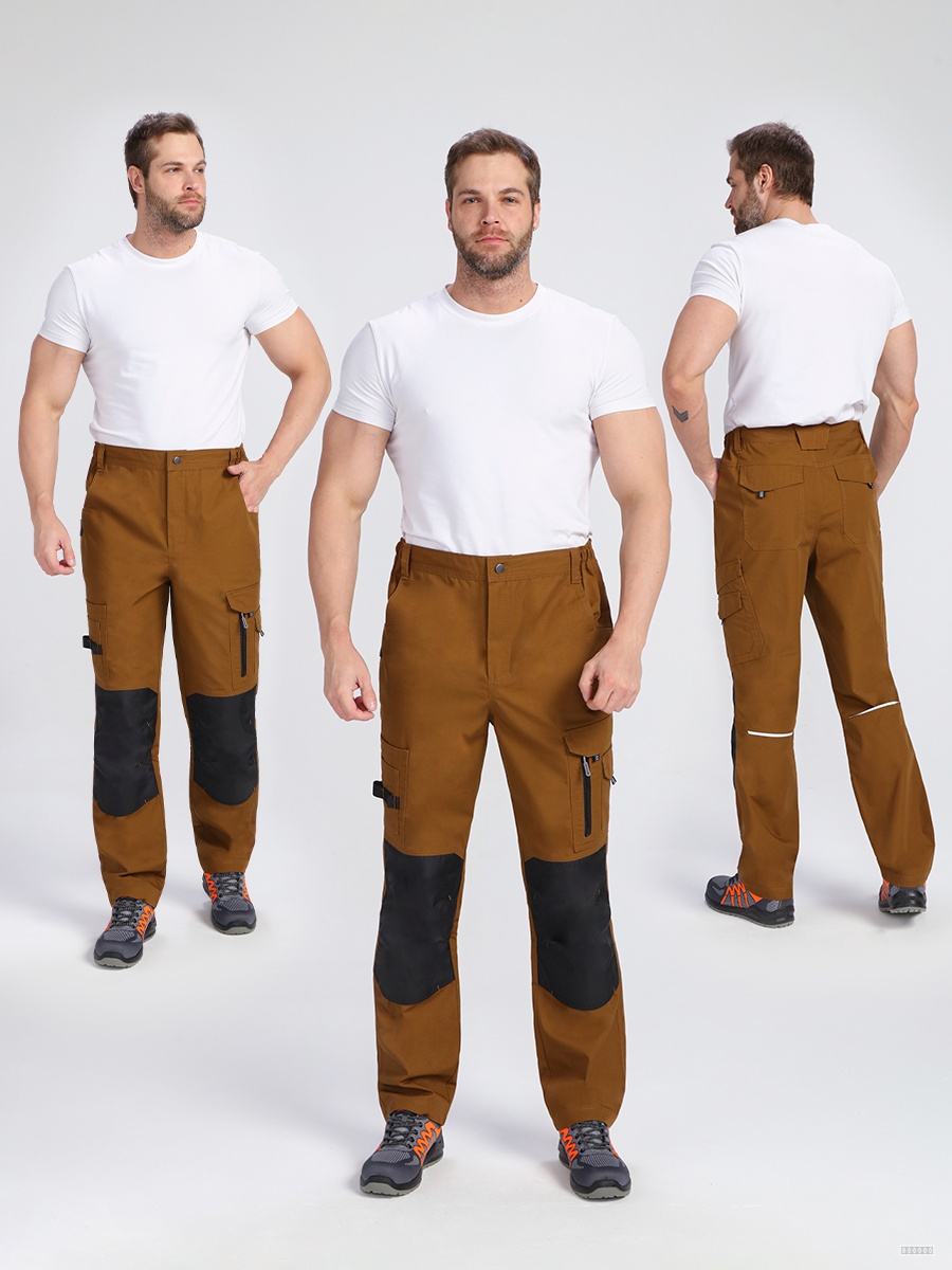 Брюки ProfLineSpecialist (тк.РипСтоп,240), коричневый/черный