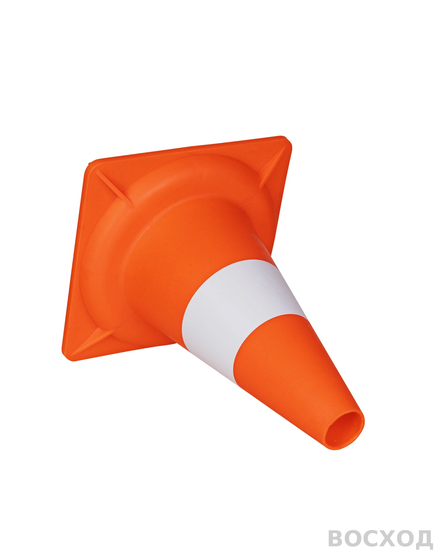 Конус сигнальный дорожный КС-1.2 320 мм мягкий с белой полосой