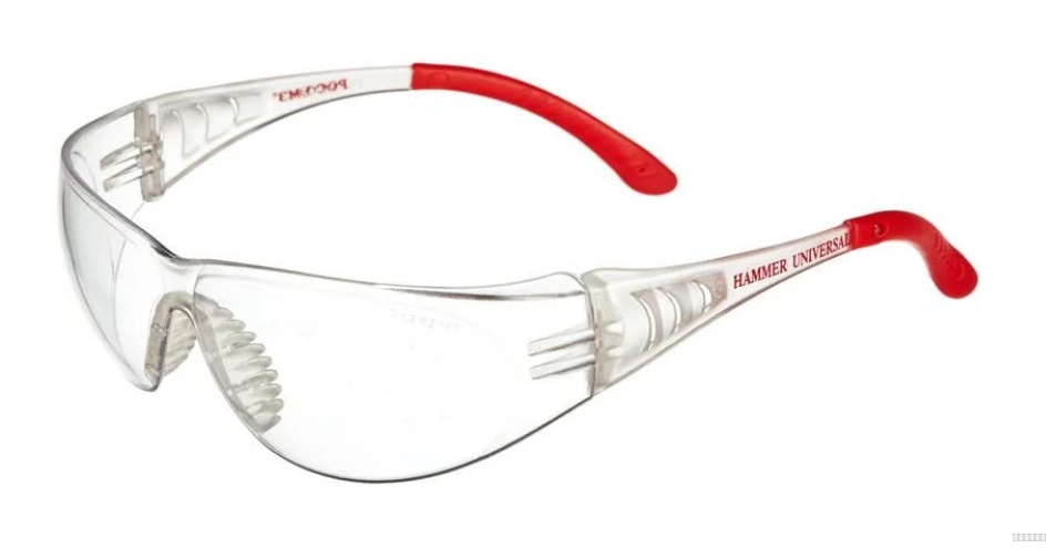 Очки открытые РОСОМЗ™ 025 HAMMER UNIVERSAL super (2-1,2 PC), 12530