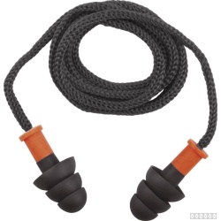 Беруши многоразовые CONICFIR050 со шнурком SNR 34дБ DeltaPlus CONICFIR050OR