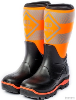 Сапоги ПУ/Нитрил С920 NEO BOOTS (ТЗРО) мужские, комп. подн и кевл.стел, утеплен., оранжевые (-30°С)