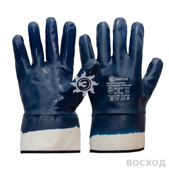 Перчатки нитриловые МБС манжет-крага ТМ "Энергия" - изображение 1