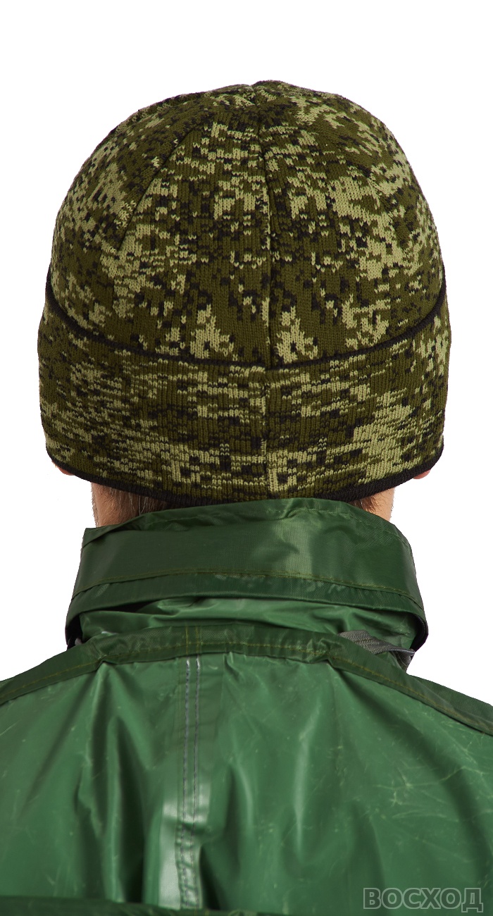 Шапка "цифра" трикотажная на флисе класс 12 - изображение 2