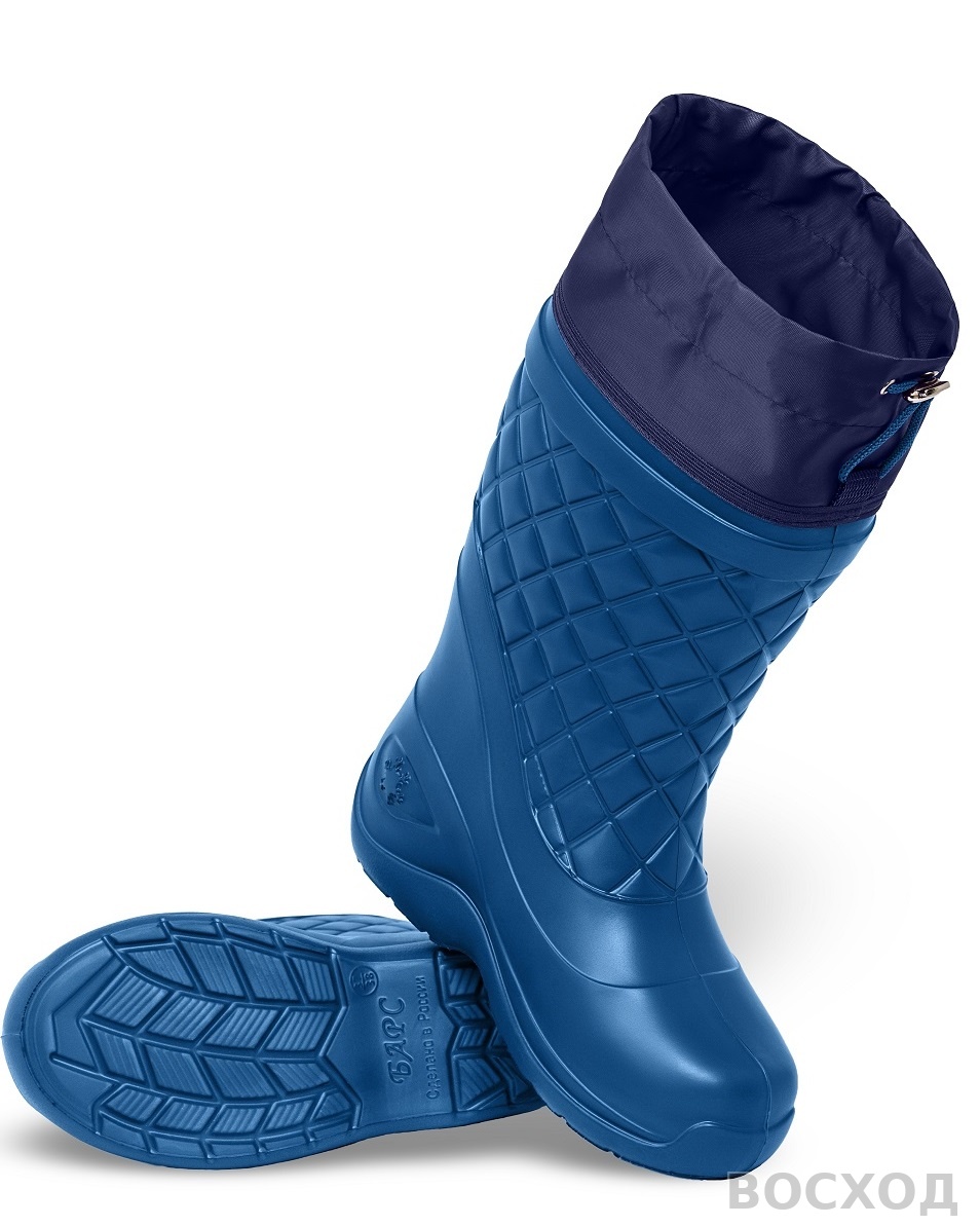 Сапоги ЭВА женские (С-051) морозостойкие (-50С), МБС КЩС, с манжетой, цв. Синий