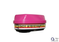 Фильтр от орг. газов и паров, кислых газов, ртути A1B1E1HgP3D (упак. 2 шт.) O2 6431 (аналог 3М-6096)