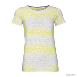 Футболка Miles Women серая с желтым