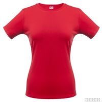 Футболка женская T-bolka Stretch Lady, темно-красная