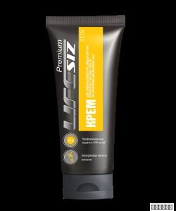 Крем защитный LIFESIZ Premium SUN от УФ-излучения диапазонов A,B,C SPF 30 100мл.