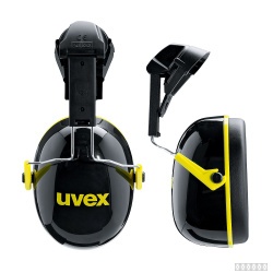 Наушники с креплением на каску K2H (UVEX) SNR 30 дБ (2600202)