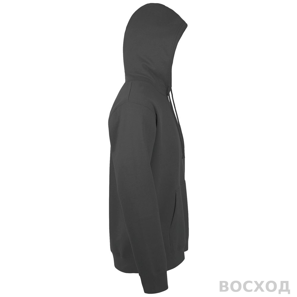 Толстовка с капюшоном Snake II темно-серая - изображение 4
