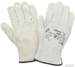 Перчатки 2Hands (Siberia) 0220 GR, спилок КРС