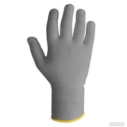Перчатки бесшовные из нейлона Jeta Safety JS011ng, серые