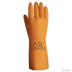 Перчатки из латекса для защиты от химических воздействий JCH-401 Atom Comfort Jeta Safety