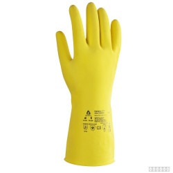 Перчатки латексные для защиты от химических воздействий JL711 ATOM UNIVERSAL Jeta Safety
