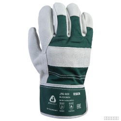 Перчатки комбинированные спилковые JRG8011 BLACKSMITH Jeta Safety