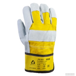 Перчатки комбинированные спилковые JRG9011 BLACKSMITH LIGHT Jeta Safety