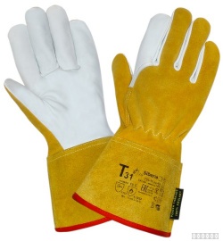 Перчатки (краги) 2Hands (Siberia) Т31-11-ru, овечья кожа/спилок КРС/швы Kevlar