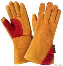 Перчатки (краги) утепленные 2Hands (Siberia) Т99-11-ru спилок КРС/иск.мех, швы Kevlar