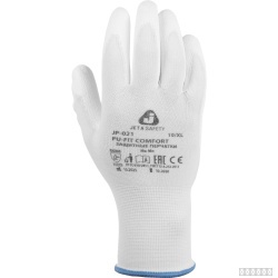 Перчатки трикотажные с полиуретановым покрытием JP-021 PU FIT COMFORT Jeta Safety