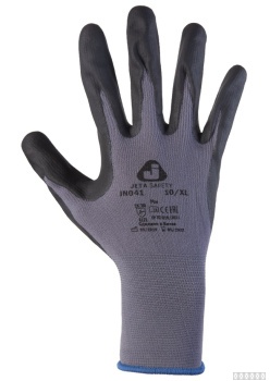 Перчатки трикотажные из полиэстера с пенонитриловым покрытием Jeta Safety JN041