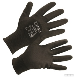 Перчатки WINTER ARMOR с нитриловым покрытием утепленные ULT505W (кор144пары/уп12 пар)