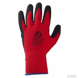 Перчатки защитные с нитриловым покрытием Jeta Safety JN051 красные