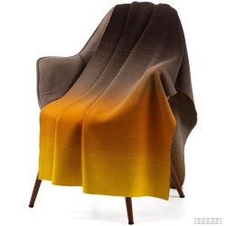 Плед Dreamshades, с коричневым 110х160 см