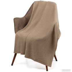 Плед Ornato, (миндальный меланж) 110х170 см