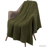 Плед Shirr, зеленый () 125х170 см