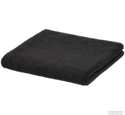 Полотенце отельное For Rooms, среднее, черное 50х100 см