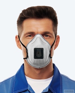 Респиратор с клапаном выдоха RK 9025 (РК) FFP2 R D (аналог 3М 9922Р)