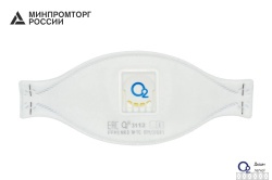 Респиратор трехпанельный О2 3112 FFP2 NR D с клапаном выдоха (аналог 3М Aura 9322+)