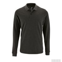 Рубашка поло мужская с длинным рукавом Perfect LSL Men, меланж