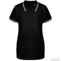 Рубашка поло женская Virma Stripes Lady, черная